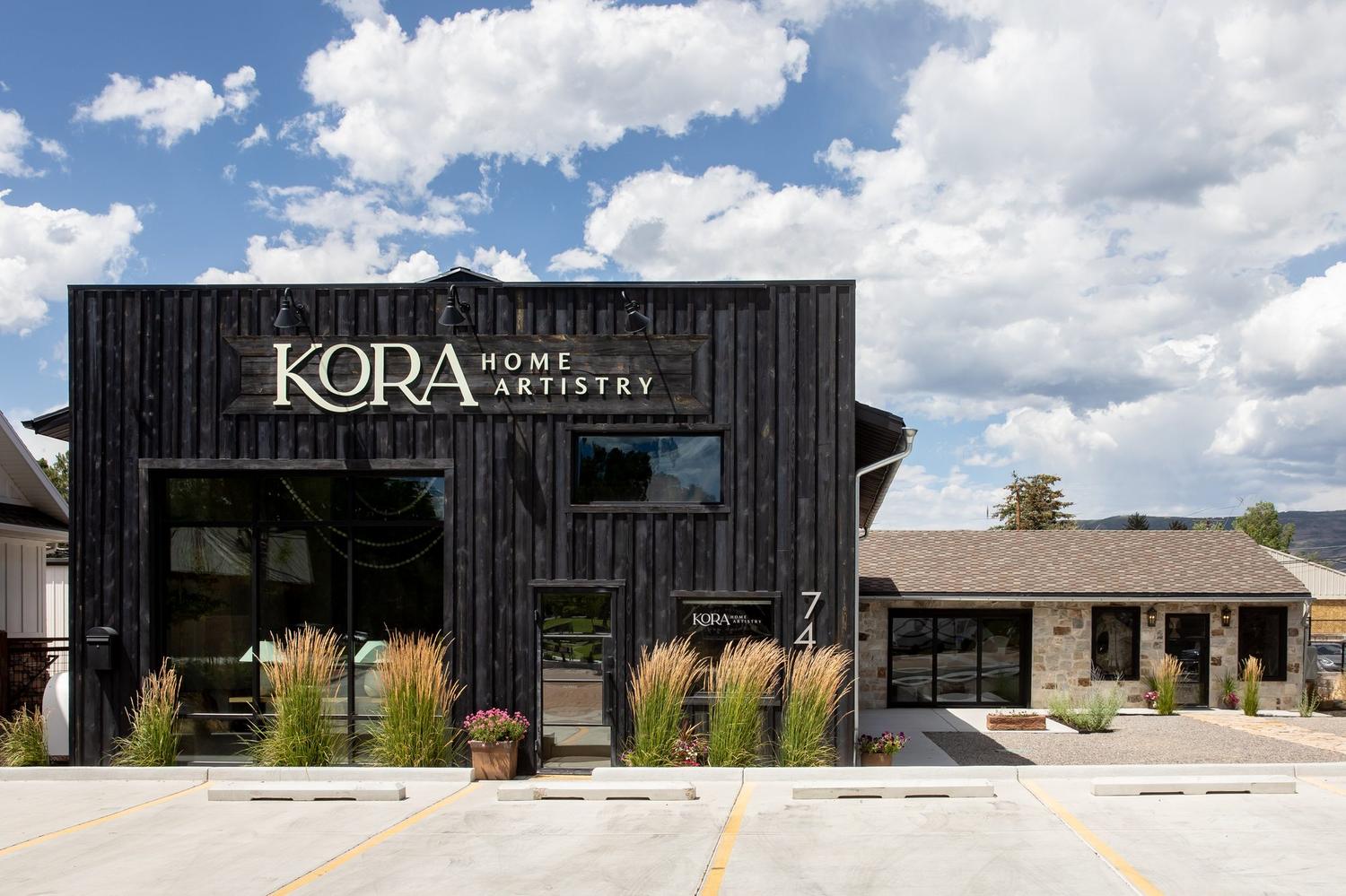 The Kora Home Artistry building at 74 W 200 S, Heber City